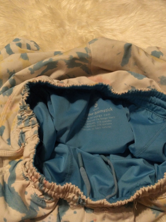 Birddogs Men's Size Small Tie Dye Classic Lined Athletic 7" Gym Shorts with Zip - Picture 9 of 10